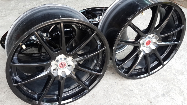 Lenso Ninja ขอบ 17 4รู100/114 แม็กเปล่า ไม่มียาง