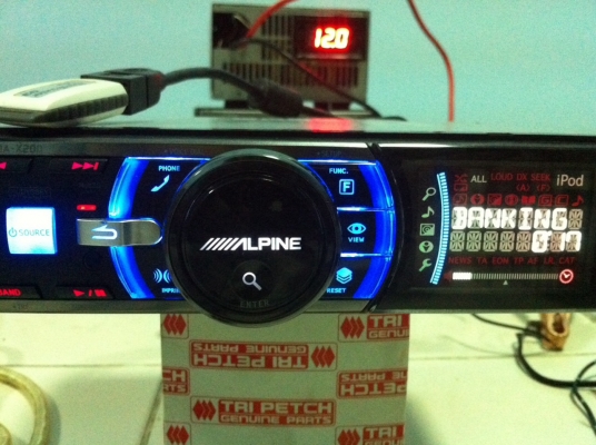 Alpine iDA-X200 USB FM IPOD  BlueTooth 3ปรีเอ้า สภาพสวย มือ2 ญี่ปุ่น