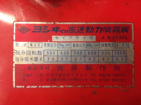 ปั้มสามสูบ 1 นิ้ว