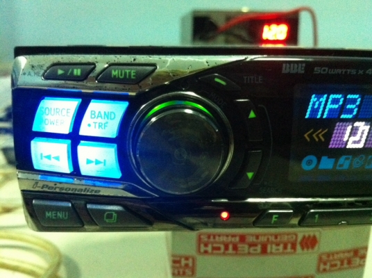 Alpine CDA-9851J CD MP3 FM สไลด์ไฟฟ้า 2ปรีเอ้า 1HDD มือ2 ญี่ปุ่น