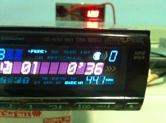 Alpine CDA-9851J CD MP3 FM สไลด์ไฟฟ้า 2ปรีเอ้า 1HDD มือ2 ญี่ปุ่น