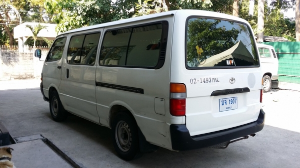 รถตู้ ไฮเอท หัวจรวด ปี02 เบนซินพร้อม NGV