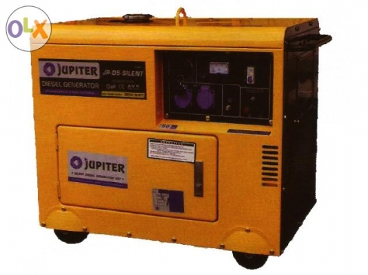 เครื่องปั่นไฟ 5500 watt ดีเซล รุ่นเก็บเสียง สตาร์ทกุญแจ