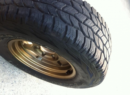 ยาง Cooper Discoverer AT3 พร้อมแม็ก TE37x 16x8 ET-0 สวยยกชุด ยาง Cooper Discoverer AT3 พร้อมแม็ก TE37x 16x8 ET-0 สวยยกชุด