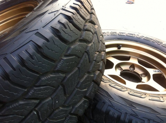 ยาง Cooper Discoverer AT3 พร้อมแม็ก TE37x 16x8 ET-0 สวยยกชุด ยาง Cooper Discoverer AT3 พร้อมแม็ก TE37x 16x8 ET-0 สวยยกชุด