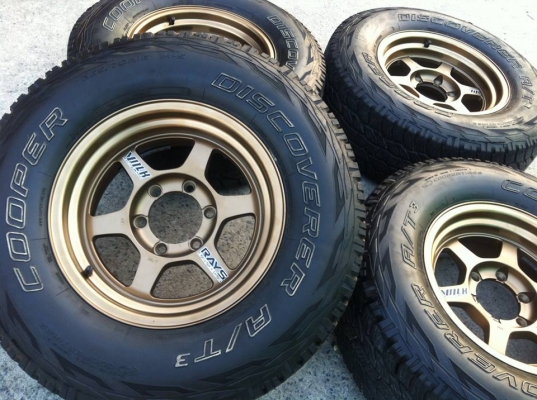 ยาง Cooper Discoverer AT3 พร้อมแม็ก TE37x 16x8 ET-0 สวยยกชุด ยาง Cooper Discoverer AT3 พร้อมแม็ก TE37x 16x8 ET-0 สวยยกชุด