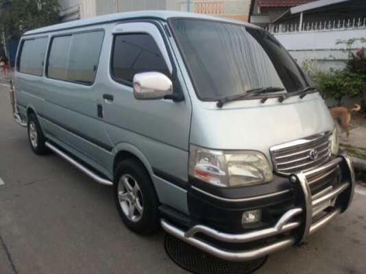 TOYOTA HIACE รถตู้ ช่วงยาว สวยเดิม พร้อมใช้