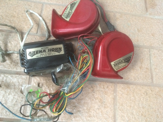 แตร Mitsuba ปรับได้ 2เสียง ครบๆ