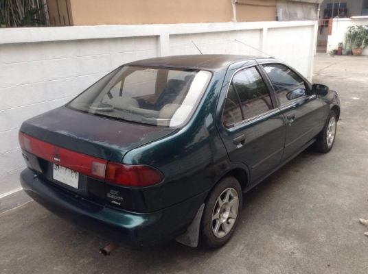 ขายครับ nissan. Sunny b14 ปี95 น้ำมัน แกส ใช้ได้2ระบบ แอรหนาว ช่วงล่างดีเครื่องเกียรดี สีพอได้ ภายในสะอาด มี ทีวี เครื่องเสียงครบๆ พร้อมใช้วิ่งไกลสะบาย ราคาแค่ 49000 กอล์ฟครับ 085-359-4089 ดูรถสายไหมวงศกร ครับ