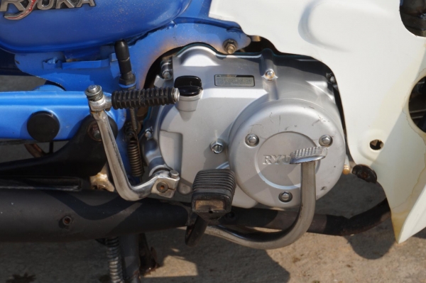 RYUKA 110 CC สตาทร์มือ รถปี 55 เอกสารทะเบียนพร้อมโอน ภาษี ขาด 1 ปี เครื่องดีมาก พร้อมใช้สตาทร์มือใช้ได้ ขับนิ่ม ท่อเสียงดังแน่น