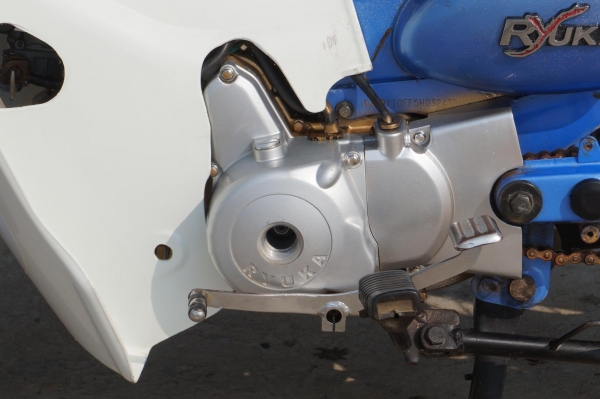 RYUKA 110 CC สตาทร์มือ รถปี 55 เอกสารทะเบียนพร้อมโอน ภาษี ขาด 1 ปี เครื่องดีมาก พร้อมใช้สตาทร์มือใช้ได้ ขับนิ่ม ท่อเสียงดังแน่น