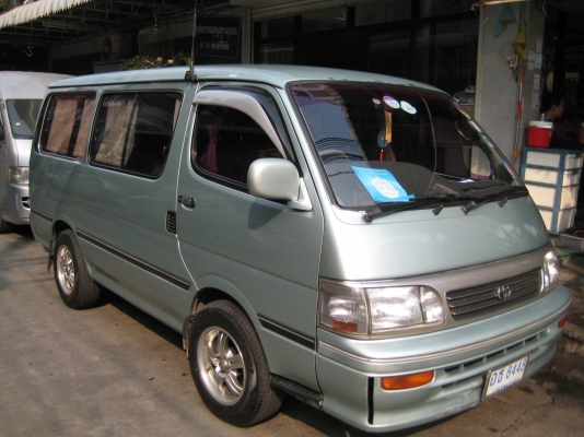 ขายรถตู้ super custom ตัวนอก เครื่อง 1kz te ดีเซลแท้ เดิม ๆบาง  ๆ ทะเบียนมงคล 8448