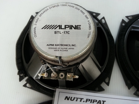 ชุดลำโพง ALPINE รุ่น STL-17C จากญี่ปุ่น