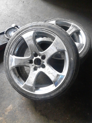 แม๊กขอบ 18 ขนาด 5 รู 114   ชุด 4 ล้อ Tel.081-427-3941