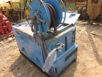 เครื่องปั๊มลม AIRMAN: PDSR 70S เครื่องดีเซล 3 สูบ พร้อมสาย เก่าญี่ปุ่น ครับ