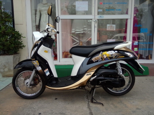 Yamaha Fino Fi รถปี 2556 ลายFashion หัวฉีดประหยัดน้ำมันราคาถูกครับ