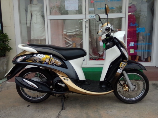 Yamaha Fino Fi รถปี 2556 ลายFashion หัวฉีดประหยัดน้ำมันราคาถูกครับ