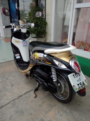 Yamaha Fino Fi รถปี 2556 ลายFashion หัวฉีดประหยัดน้ำมันราคาถูกครับ