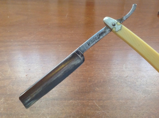 ขายมีดโกนโบราณ WHITE HOPE E.H.EVANS YORK NEBR.