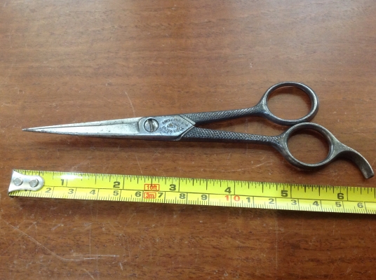 ขายกรรไกรตัดผมโบราณ DUBL DUCK RAZOR 6" ขายกรรไกรตัดผมโบราณ DUBL DUCK RAZOR 6"