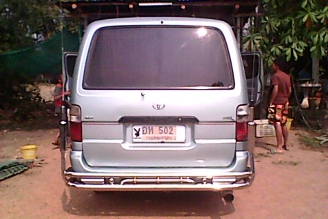 ขายด่วนรถตู้ TOYOTA HIACE หัวจรวด ปี 98 ติดแก๊ส เครื่่อง 1J