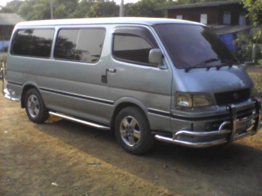 ขายด่วนรถตู้ TOYOTA HIACE หัวจรวด ปี 98 ติดแก๊ส เครื่่อง 1J