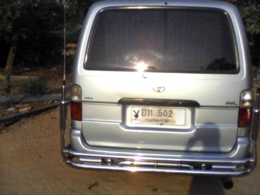 ขายด่วนรถตู้ TOYOTA HIACE หัวจรวด ปี 98 ติดแก๊ส เครื่่อง 1J