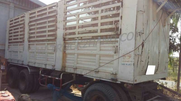 รถบรรทุกพ่วง แม่ ลูก 24 ล้อ  HINO ปีจดทะเบียน 2552