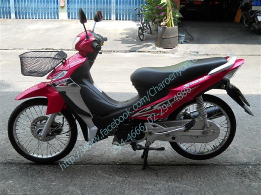 SUZUKI Smash 115cc. ปี 2013 ซูซูกิ สแมช สีชมพู สวยสด สตาร์ทมือ ใช้งานง่ายที่สุด คล่องตัวสุดๆ