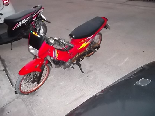Honda nova rs super 110 มีครัสดิสหน้าหลังขับได้ทะเบียนหายขายทำอะไหล่