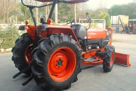 ขายรถไถ Kubota L 4508 DI (4WD) พร้อมดันหน้า+โรตารีช้าง1.8ม.