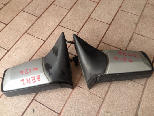 กระจกมองข้าง BENZ W126 เเท้ของเก่าญี่ปุ่นสภาพดี