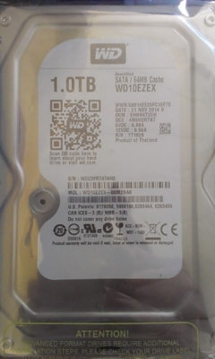 ลดราคา ฮาร์ดดิส WD 1TB SATA III 64MB