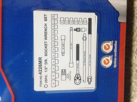 KINGTONY บล็อกชุด รู 1/2" 12เหลี่ยม 25 ตัวชุด NO.4226MR KINGTONY บล็อกชุด รู 1/2" 12เหลี่ยม 25 ตัวชุด NO.4226MR