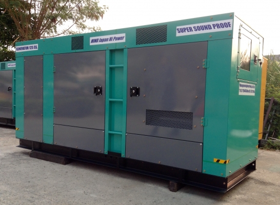 เครื่องปั่นไฟ 125 Kva.รับประกัน 1 ปี POWER BY JAPAN
