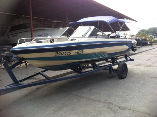 ขายเรือไฟเบอร์เครื่อง mercurry 150hp