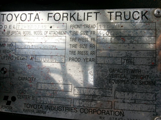 รถฟอร์คลิฟท์สภาพดี