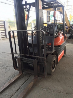 TOYOTA 42-6FGF 25 โฟคลิป 2.5 ตัน รถโฟคลิปนำเข้าจากญี่ปุ่น ไม่เคยใช้งานในไทย เอกสารอินวอย TOYOTA 42-6FGF 25 ซีเรียล 22329 - 9,923 ชม -เครื่อง TOYOTA 4สูบ -ปี 1999 -เสาสูง 4.50 เมตร -งา 3 ระบบ -แก๊ส ราคา 250,000 บาท (ราคาต่อรองได้) TOYOTA 42-6FGF 25 โฟคลิป 2.5 ตัน รถโฟคลิปนำเข้าจากญี่ปุ่น ไม่เคยใช้งานในไทย เอกสารอินวอย TOYOTA 42-6FGF 25 ซีเรียล 22329 - 9,923 ชม -เครื่อง TOYOTA 4สูบ -ปี 1999 -เสาสูง 4.50 เมตร -งา 3 ระบบ -แก๊ส ราคา 250,000 บาท (ราคาต่อรองได้)