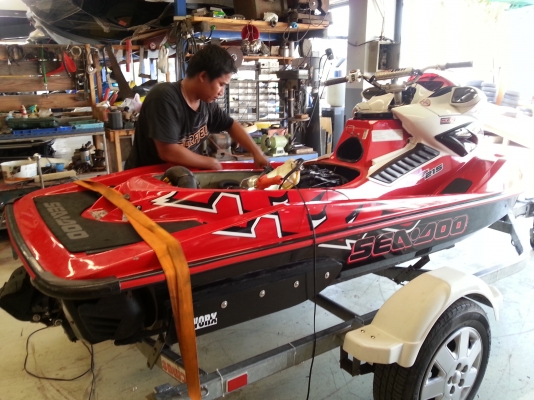 รับงานซ่อมเจ็ทสกี ทุกรุ่น รับประกันงานซ่อม และได้มาตรฐาน