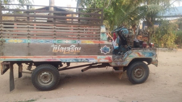 อีแต๋นสี่ล้อ เครื่อง et110ฟิตใหม่ ช่วงล่างเกียร์ เฟืองท้ายใหม่ยางใหม่สี่เส้นขายถูก