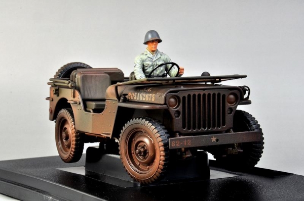 ขาย..โมเดลรถ Jeep Ford GPW ขนาด 1:18