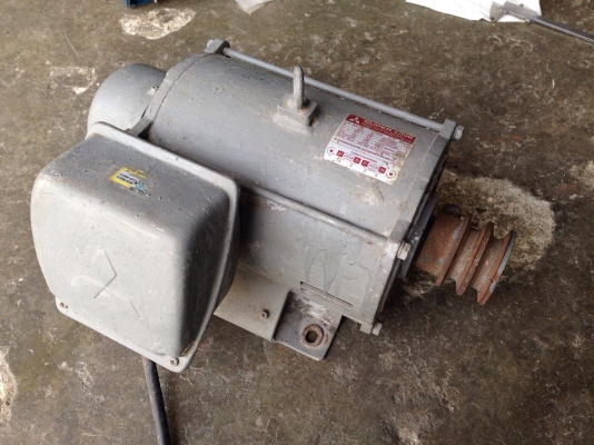 ขายมอเตอร์ Mitsubishi SCL-KR 3HP. 1450RPM. 220V ไฟบ้าน สภาพสวย วิ่งนิ่ม พร้อมใช้งาน