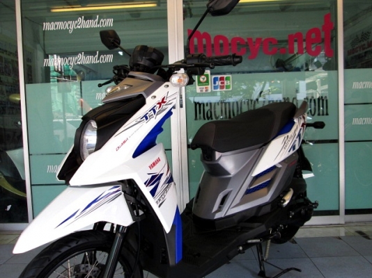 TTX สีน้ำเงินขาว รถดือน สิงหาคม ปี 2557 ใช้จริงแค่ 4 เดือนเท่านั้น ไมล์ 5 พันโล สภาพสวยๆ ของแถม 3รายการ 29900