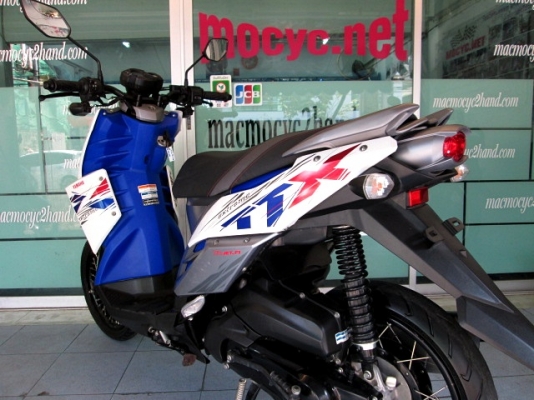 TTX สีน้ำเงินขาว รถดือน สิงหาคม ปี 2557 ใช้จริงแค่ 4 เดือนเท่านั้น ไมล์ 5 พันโล สภาพสวยๆ ของแถม 3รายการ 29900