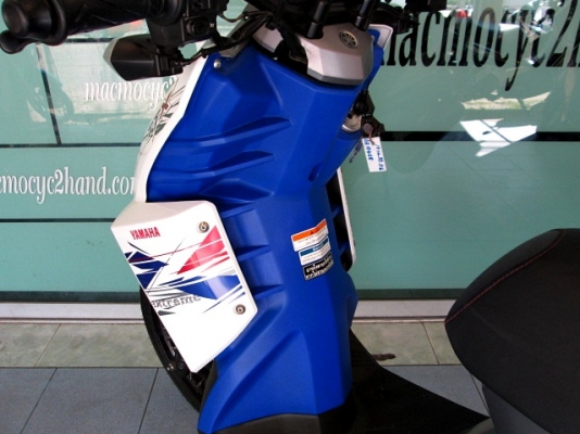 TTX สีน้ำเงินขาว รถดือน สิงหาคม ปี 2557 ใช้จริงแค่ 4 เดือนเท่านั้น ไมล์ 5 พันโล สภาพสวยๆ ของแถม 3รายการ 29900