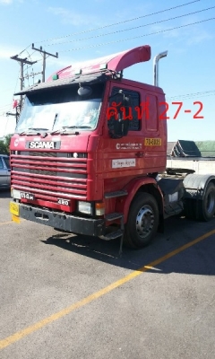 รถบรรทุกหัวลาก SCANIA 310 หางพื้นเรียบ 3 เพลา RCK ติดต่อ 081-733-5156