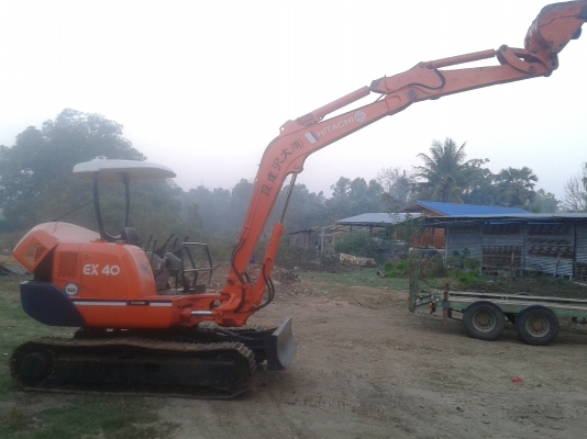 ขาย HITACHI EX 40 รุ่น 2 เทียบเท่ารุ่น 7 เอกสารพร้อมจดทะเบียนรถนอก ขออนุตญาติฝากขายไหม่คนซื้อมัดจำแล้วไม่มาเอา