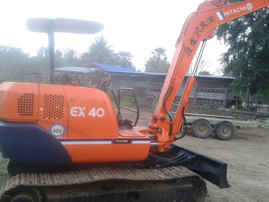 ขาย HITACHI EX 40 รุ่น 2 เทียบเท่ารุ่น 7 เอกสารพร้อมจดทะเบียนรถนอก ขออนุตญาติฝากขายไหม่คนซื้อมัดจำแล้วไม่มาเอา