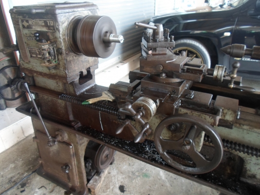 แท่นกลึง 4 ฟุต เพลาเดียว พร้อมใช้งาน ไฟบ้าน  40,000