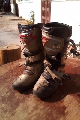 ขายรองเท้า วิบาก alpinestar tech 4s เบอร์ 5 สำหรับเด็ก